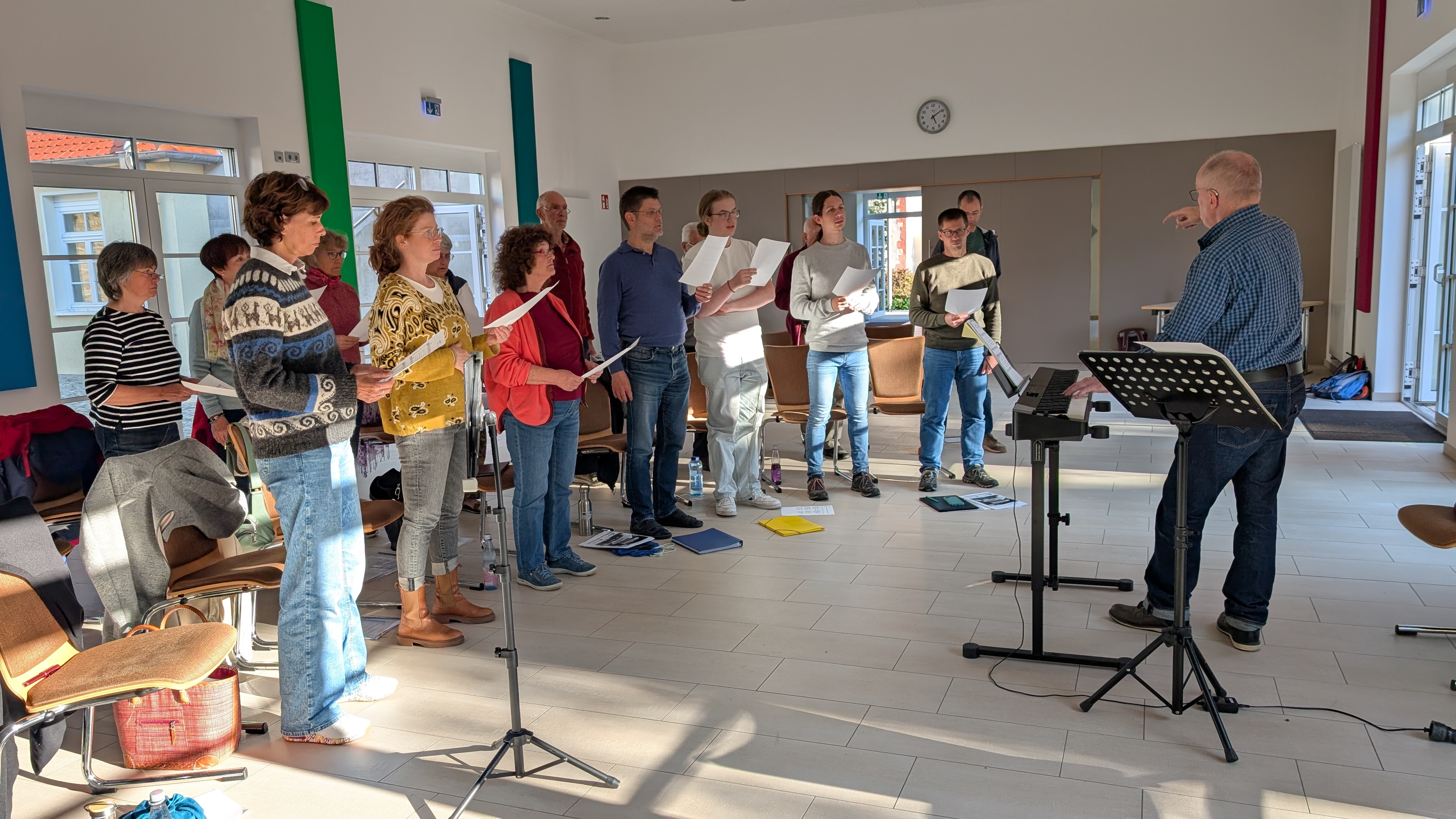 miTTendrin beim Probe-Wochenende / Bea Raviol - Harmonie Palmbach