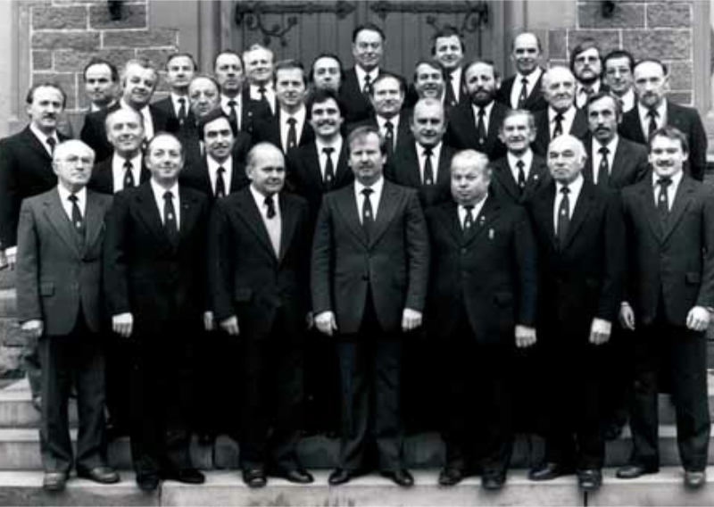 Sänger im Jubiläumsjahr 1986 | Harmonie Palmbach