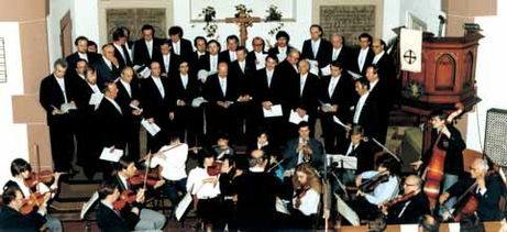 Jubiläumskonzert 1986 in der Waldenserkirche © Harmonie Palmbach