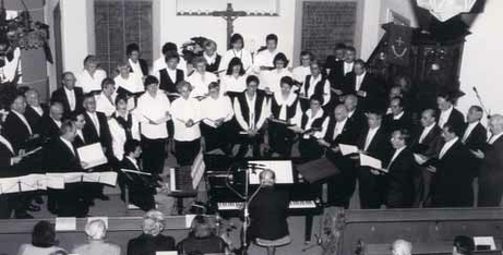 Konzert 1997 in der Waldenserkirche © Harmonie Palmbach