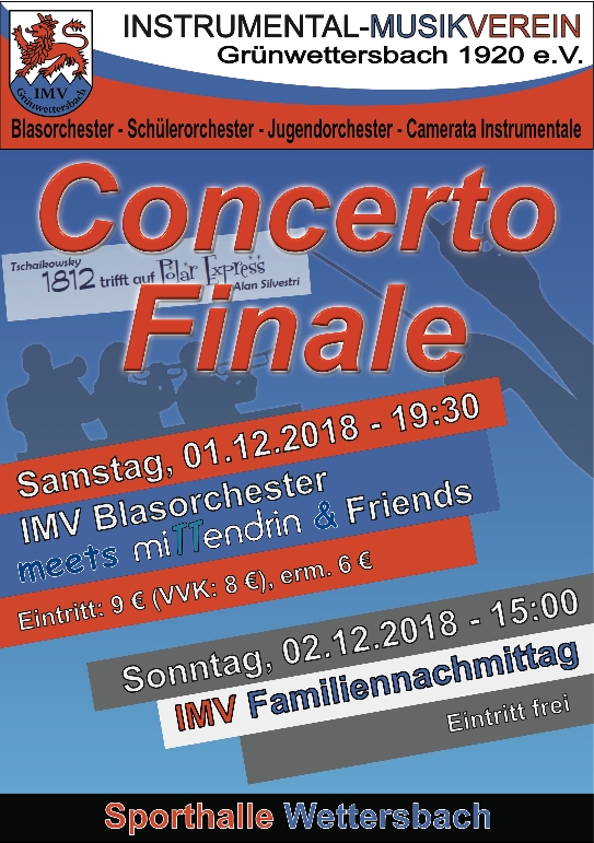Concerto Finale 2018 Plakat