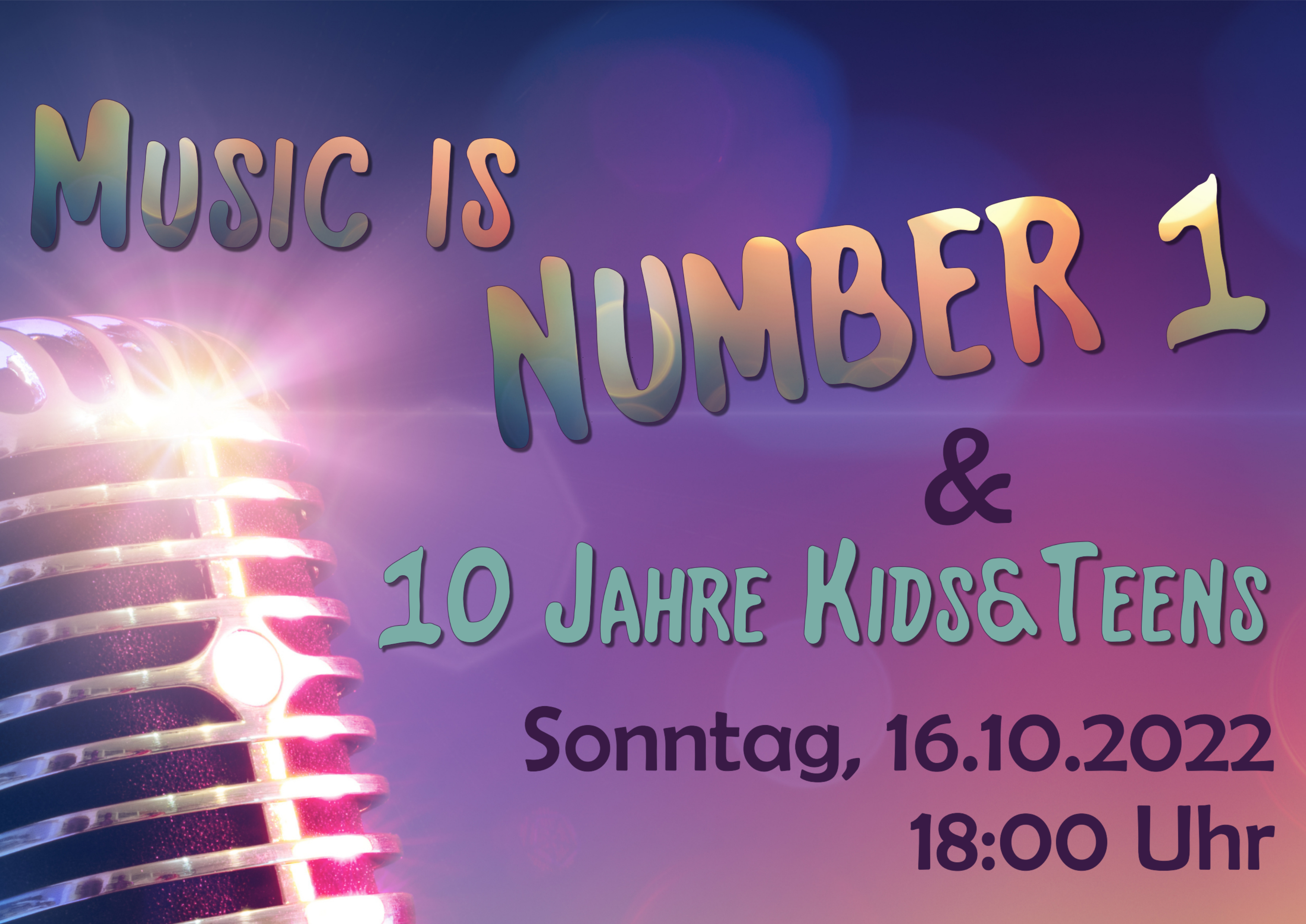 Music is Number One - 10 Jahre Kids&Teens - Konzert in der Waldenserkirche / Foto: Beatrix Raviol/Romolo Tavani/stock.adobe.com